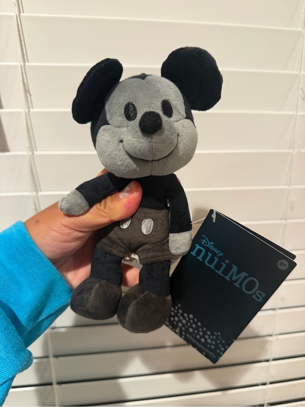 Disney Black and Gray Mickey Mouse nuiMOs Plush